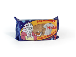 Мыло хозяйственное ММЗ 72% 150гр, "Бабушкино" упак п/п ГОСТ 30266-95, 54 шт. в кор.