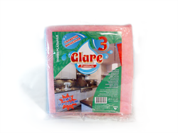 Салфетка ВИСКОЗНАЯ универсальная 30*38см 3шт GLARE (50шт в кор)арт.М-004  (ММЗ)&nbsp; 